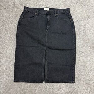 Universal Thread Charcoal Denim Skirt